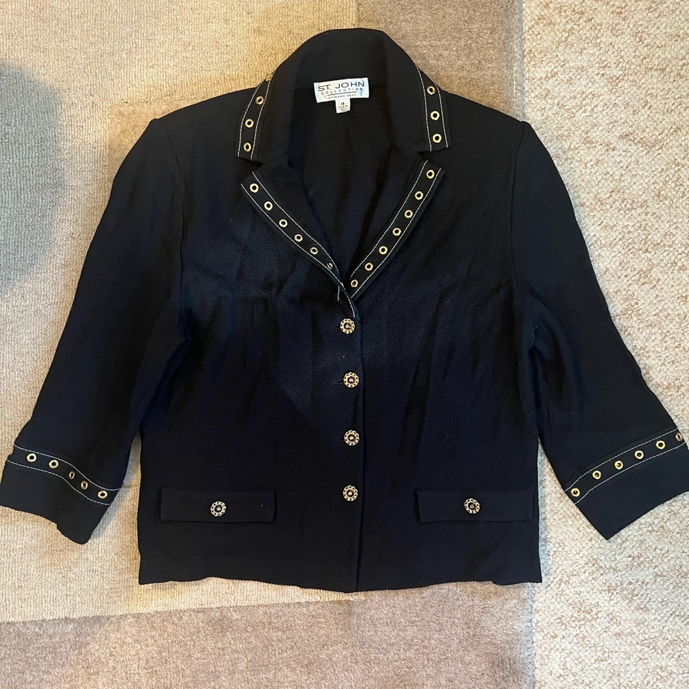 St. John Collection Women Back Cardigan